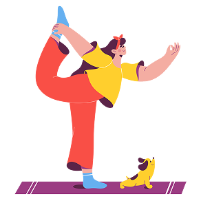 Ilustração Nitra: Yoga